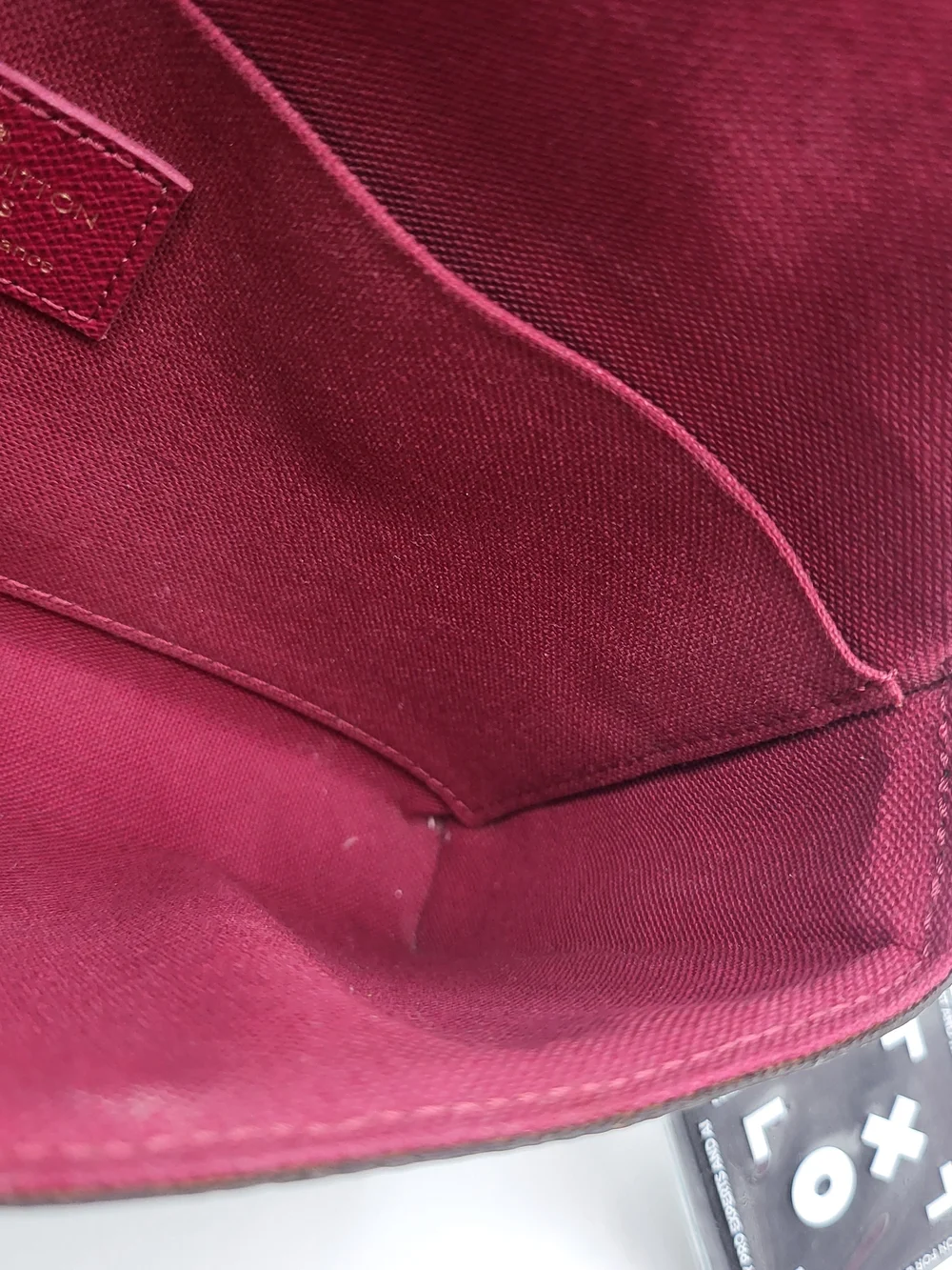 LOUIS VUITTON Monogram Pochette Felicie Chain Wallet Fuchsia, Authentic w/COA.